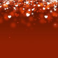 Abstract Bokeh Hearts
