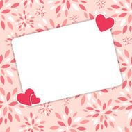Valentines day heart backgroung vector illustration N8