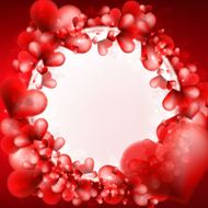 Valentine&#039;s day or Wedding template card EPS10 N2