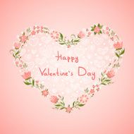 Valentines day card Frame heart N4