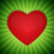 Background with heart-shape