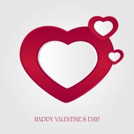 Red paper hearts N2