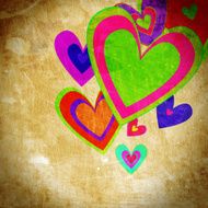 grunge love pattern background N23