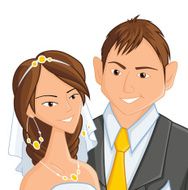 wedding vector illustration