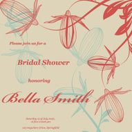 Wedding or invitation card abstract vector flower pattern background N43