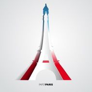 Eiffel Tower card from paper N2