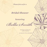 Wedding or invitation card abstract vector flower pattern background N44