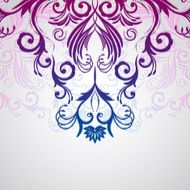 Abstract floral background with oriental flowers N10