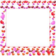 Valentines Day beautiful background with ornaments and heart N3