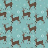 vector deer pattern N2