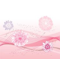 Abstract flowers background with place for your text N4