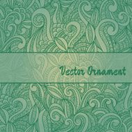 Ð¡ard with ornaments hand-drawn N2