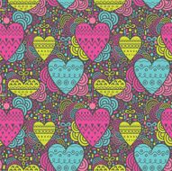 Hearts Seamless Pattern N42