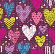 Hearts Seamless Pattern N43