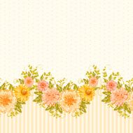 Invitation card with flowers N17