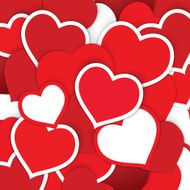 Hearts background a