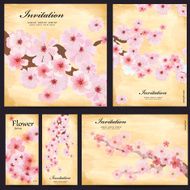 Set of floral cards for your design N11