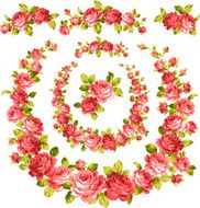 decoration of rose N20