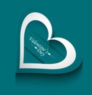 Celebration valentines day card heart colorful vector