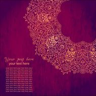 Vintage invitation card on grunge background N11