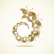 Brown butterfly icon
