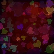 grunge love pattern background N24