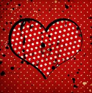 abstract grunge background with hearts N30