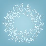 The frame of roses