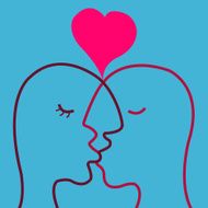 Kiss and love
