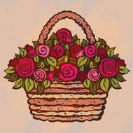 Bouquet of red roses