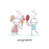 Couple With Ice Cream