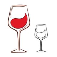 Wine Glass Illustration N3