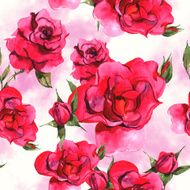 Seamless watercolor paintings