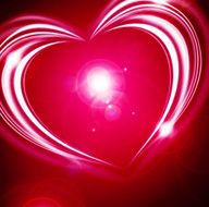 glowing Valentine bachround N8