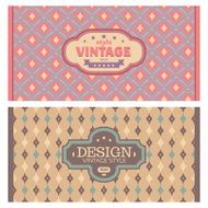 Frames in retro style