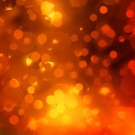 Orange magic lights bokeh EPS 10