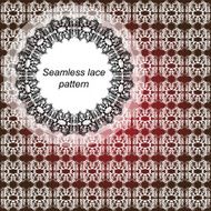 Seamless lace pattern N108