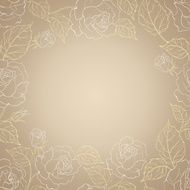 Sepia romantic frame N2