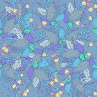 floral seamless pattern N670