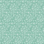 Vintage flowers seamless pattern N12