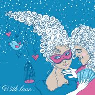 Cute background in cartoon style N4