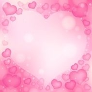 Abstract image with heart theme 1