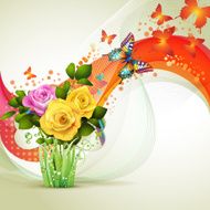 Background with flowers N37