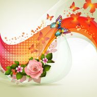 Background with flowers N38