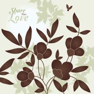 Love Flowers Elegant Card N4