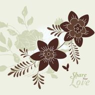 Love Flowers Card N8