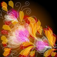 Floral background N964