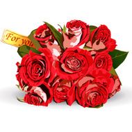 Bouquet of red roses N2