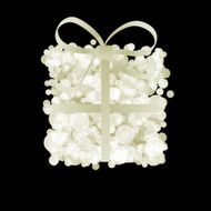 Elegant gift box with ribbon EPS8 N2