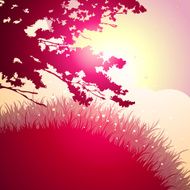 Romantic background N43